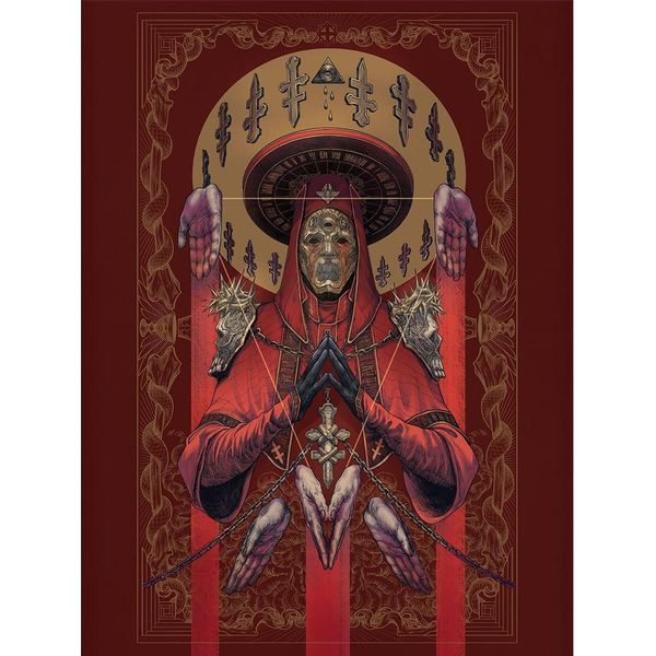 Rebel Moon - Leinwanddruck "Protector Of The Faith"" PM9619 (40 Cm X 30 Cm) (Rot)"-image