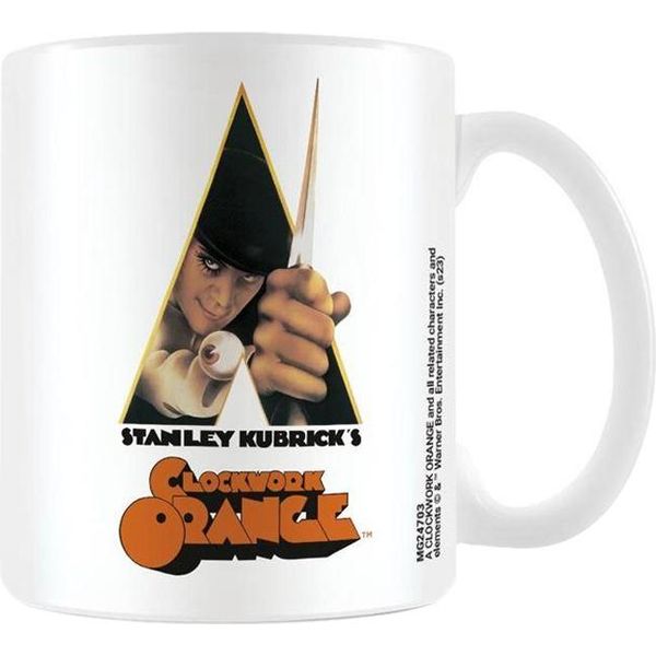 Arancia Meccanica - Tazza Da Caffè, Dagger PM9120 (Taglia Unica) (Arancione/Nero/Bianco)-image