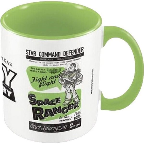 Toy Story - Tazza Da Caffè "Space Ranger"" PM9757 (Taglia Unica) (Verde/Bianco)"-image