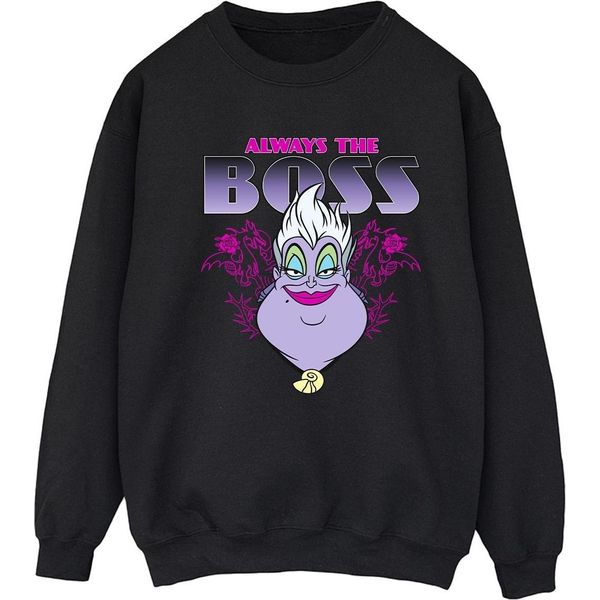 Disney - Felpa "The Little Mermaid Mum Is The Boss"" Da Donna BI42330 (S) (Nero)"-image
