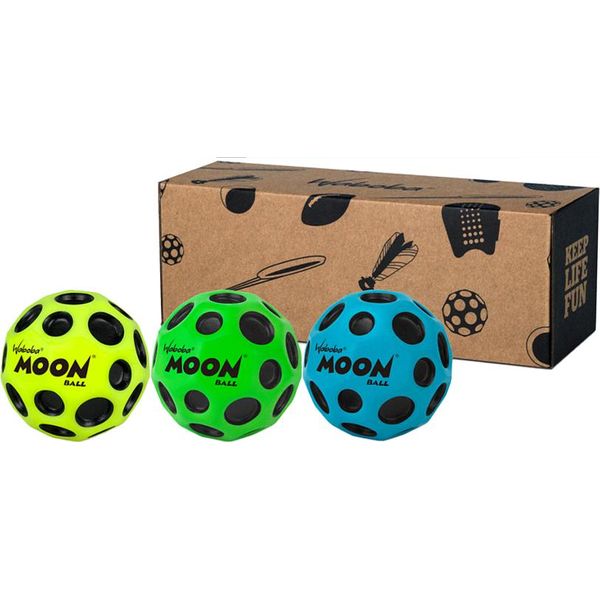 Waboba - Moonball 3-Pack RD3186 (Taglia Unica) (Blu/Verde/Giallo)-image