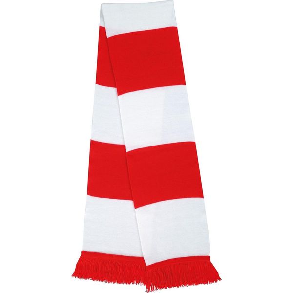 Result Winter Essentials - Sciarpa A Maglia "Team"" PC7428 (Taglia Unica) (Rosso/Bianco)"-image