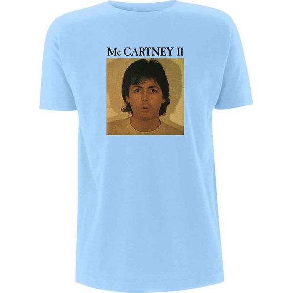 Paul Mccartney - T-Shirt "Mccartney Ii"" Per Uomo/Donna Unisex RO10743 (M) (Azzurro)"-image