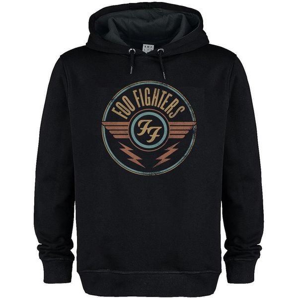 Amplified - Felpa Con Cappuccio "Air"" Per Uomo/Donna Unisex GD1209 (3XL) (Nero)"-image