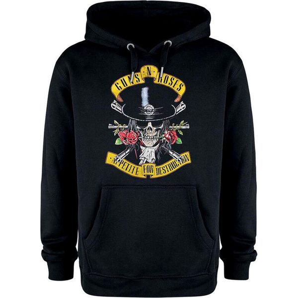 Amplified - Felpa Con Cappuccio "Top Hat Skull"" Per Uomo/Donna Unisex GD1281 (Xxl) (Charcoal)"-image