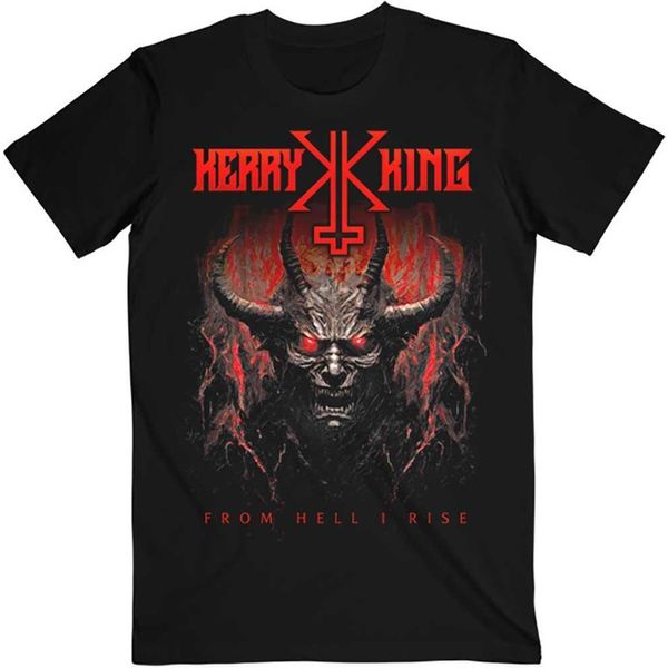Kerry King - Maglietta "From Hell I Rise"" Uomo/Donna Unisex RO10852 (L) (Nero)"-image