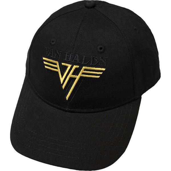 Van Halen - Cappellino Da Baseball Logo Per Uomo/Donna Unisex RO10686 (Taglia Unica) (Nero/Giallo)-image