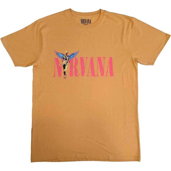 Nirvana - Maglietta "In Utero Angel"" Per Uomo/Donna Unisex RO11017 (Xl) (Arancione)"-image