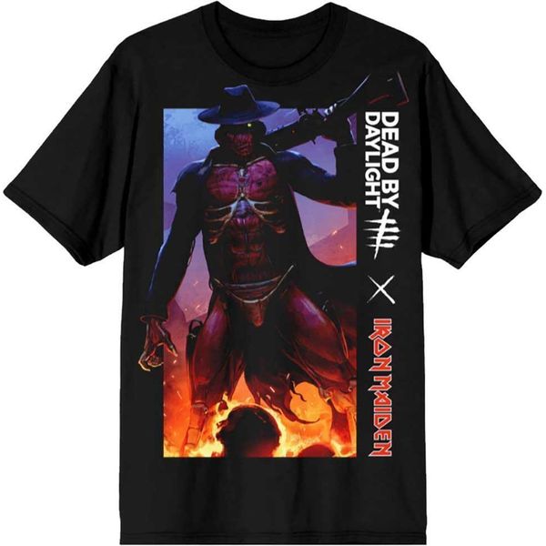 Iron Maiden - Maglietta "Dead By Daylight Gunslinger"" Per Uomo/Donna Unisex RO10855 (Xl) (Nero)"-image