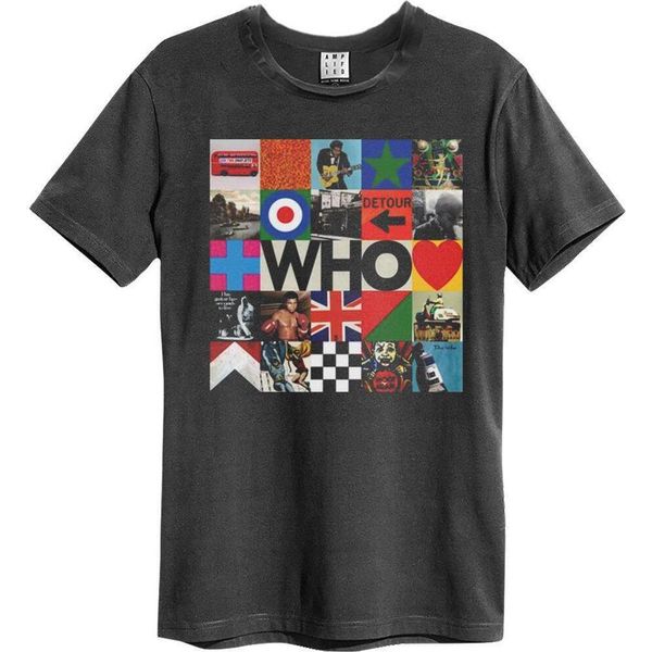 Amplified - Maglietta "By The Who"" Per Uomo/Donna Unisex GD1640 (S) (Charcoal)"-image