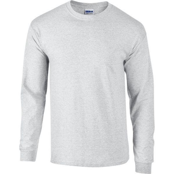 Gildan - Maglietta "Ultra"" Da Uomo/Donna Unisex A Maniche Lunghe PC6017 (3XL) (Ash)"-image