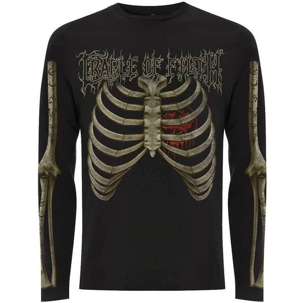 Cradle Of Filth - Maglietta Uomo/Donna Unisex A Maniche Lunghe RO11135 (Xxl) (Nero)-image