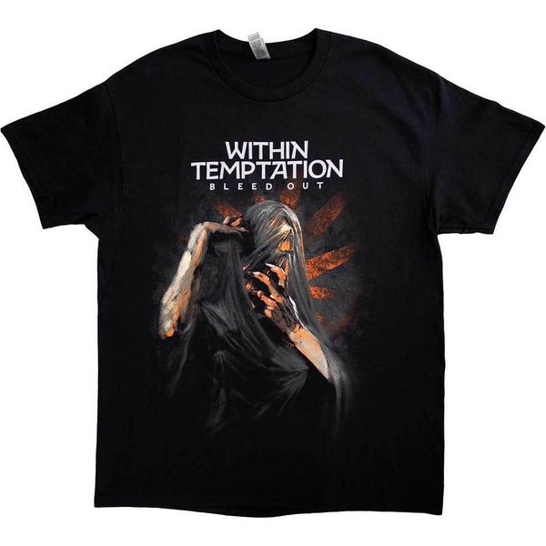 Within Temptation - Maglietta "Bleed Out"" Con Stampa Posteriore Per Uomo/Donna Unisex RO11134 (S) (Nero)"-image