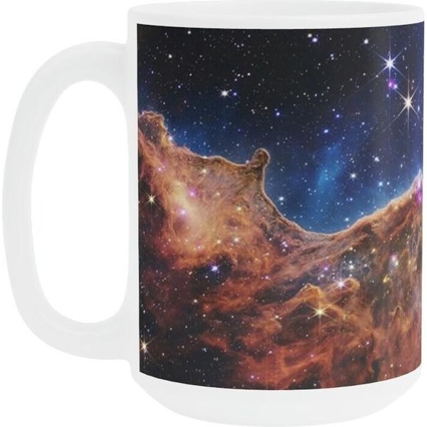 Webb Space Telescope - Tazza Da Caffè "Carina Nebula"" PM10030 (Taglia Unica) (Bianco)"-image