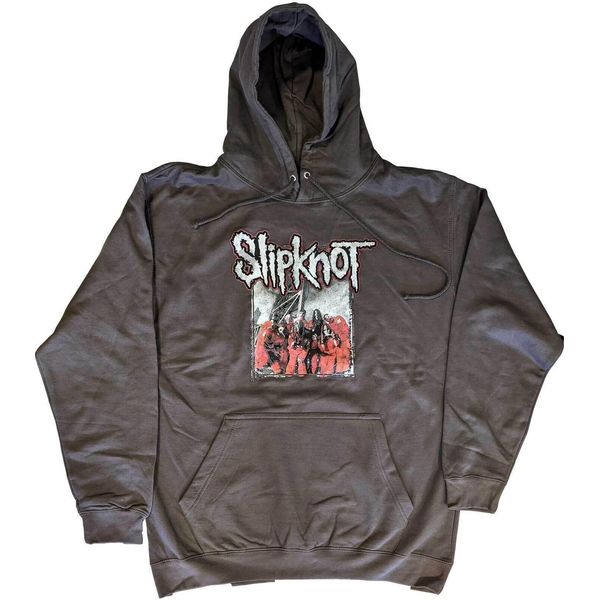 Slipknot - Felpa Con Cappuccio "Self Titled"" Per Uomini/Donne Unisex RO3284 (Xl) (Grigio)"-image