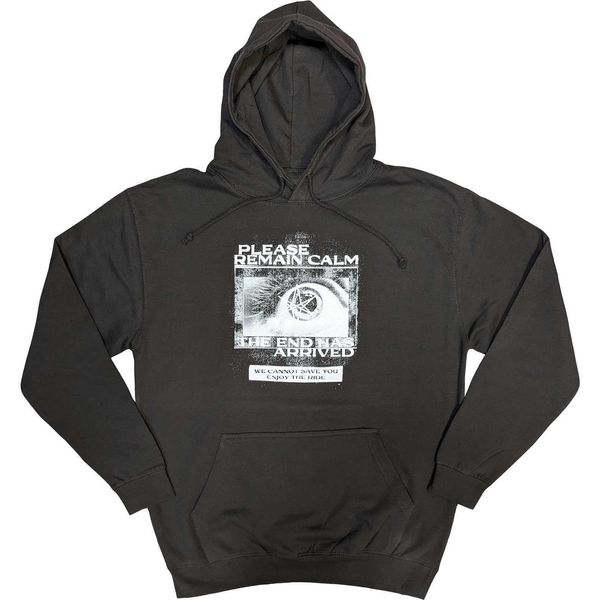 Bring Me The Horizon - Felpa Con Cappuccio "Remain Calm Fp"" Per Uomo/Donna Unisex RO9664 (Xxl) (Grigio)"-image