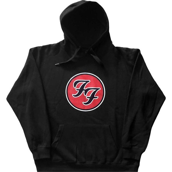 Foo Fighters - Felpa Con Cappuccio Per Uomo/Donna Unisex RO5243 (S) (Nero)-image