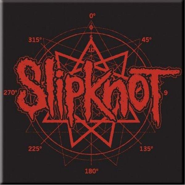 Slipknot - Magnete Da Frigo, Logo RO7149 (Taglia Unica) (Nero/Rosso)-image