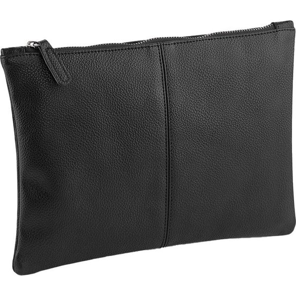 Quadra - Borsa Con Cerniera "Nuhide"" RW10276 (Taglia Unica) (Nero)"-image