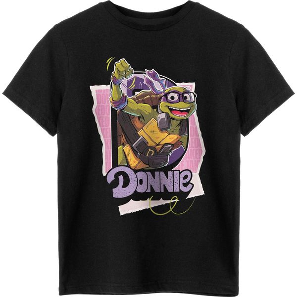 Teenage Mutant Ninja Turtles - Maglietta Da Ragazzo A Maniche Corte NS8317 (116) (Nero)-image