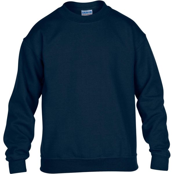 Gildan - Felpa Girocollo Per Bambini RW10072 (158-164) (Blu Navy)-image