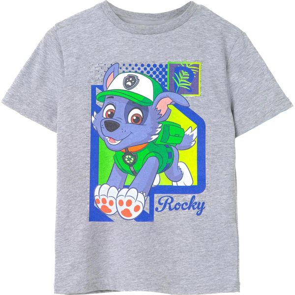 Paw Patrol - Maglietta Per Bambini A Maniche Corte NS8412 (104) (Grigio Screziato)-image