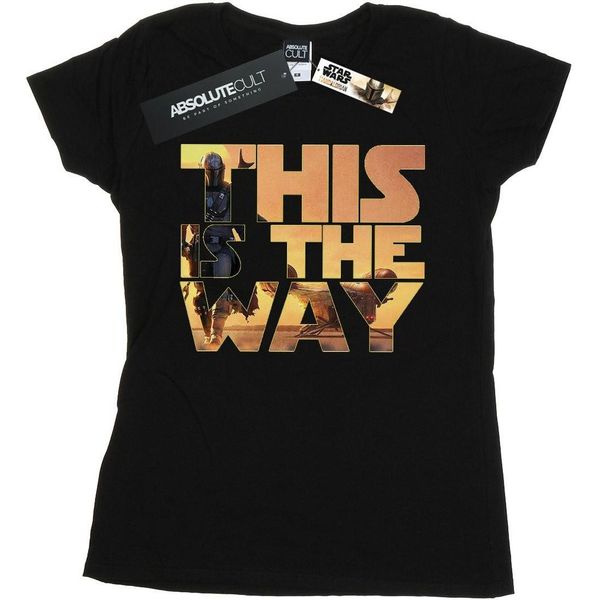 Star Wars - Maglietta "The Mandalorian The Way"" Da Donna BI43114 (Xxl) (Nero)"-image