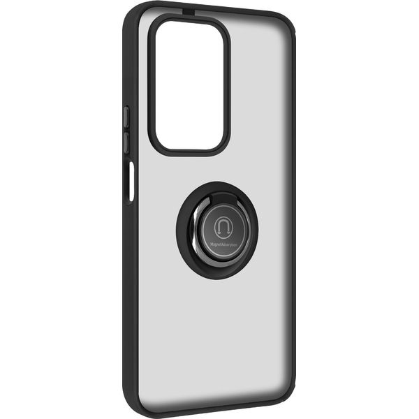 Avizar, Custodia Per Cellulare Con Supporto Ad Anello Honor 200 Lite, Nero-image