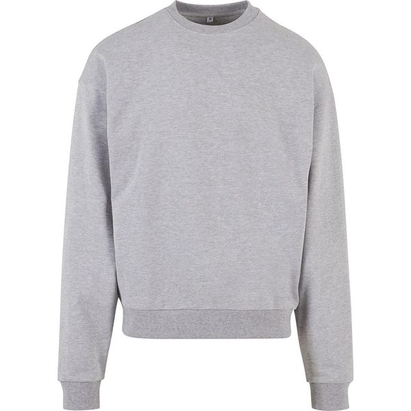 Build Your Brand - Felpa Girocollo Da Uomo RW9357 (5XL) (Grigio Screziato)-image