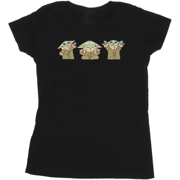 Star Wars - Maglietta "The Mandalorian"" Da Donna BI43455 (L) (Nero)"-image