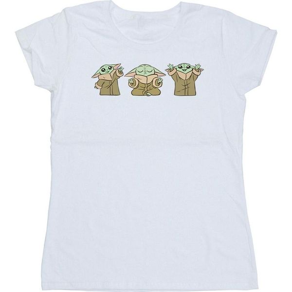 Star Wars - Maglietta "The Mandalorian"" Da Donna BI43455 (Xl) (Bianco)"-image