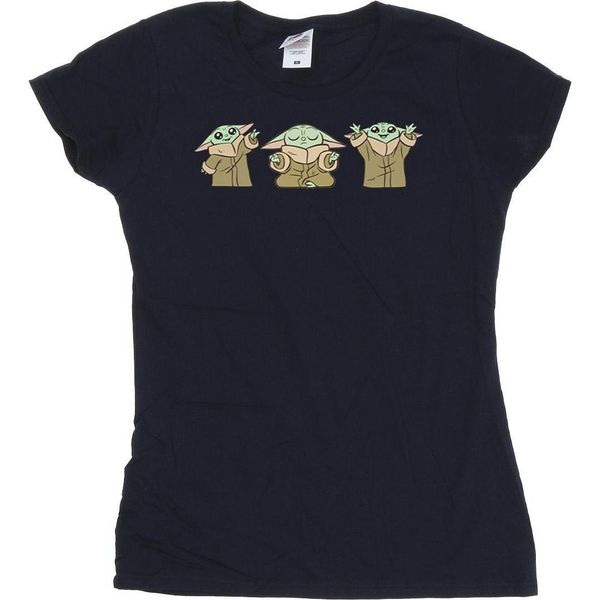 Star Wars - Maglietta "The Mandalorian"" Da Donna BI43455 (M) (Blu Navy)"-image