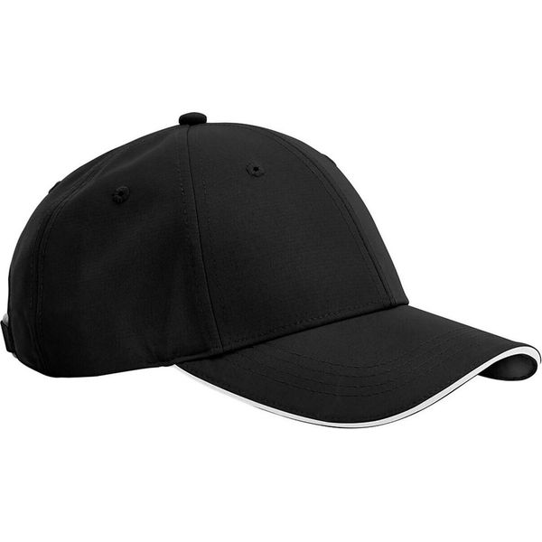 Beechfield - Berretto "Team Sports-Tech"" PC7016 (Taglia Unica) (Nero/Bianco)"-image