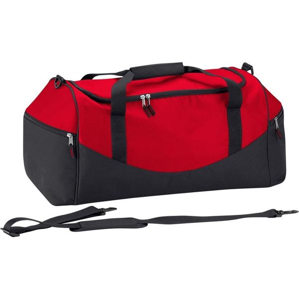 Quadra - Borsa Da Viaggio "Teamwear"" RW9966 (Taglia Unica) (Rosso/Nero)"-image