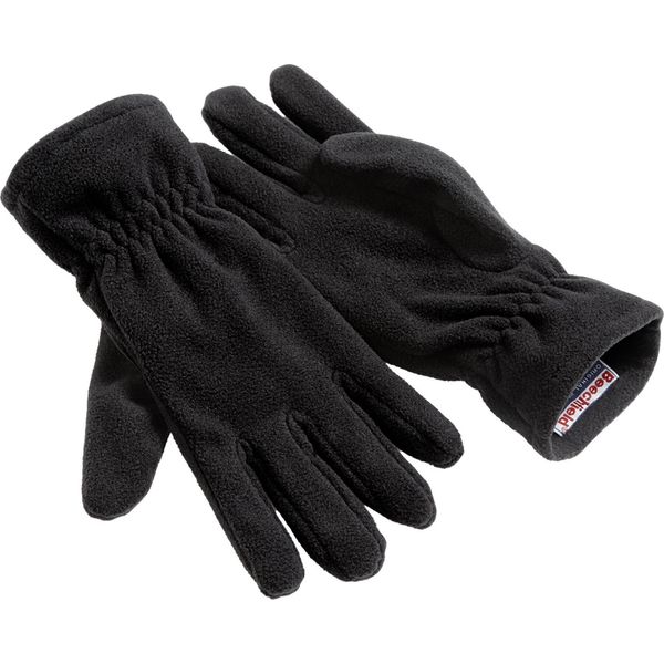 Beechfield - Guanti Unisex Uomo/Donna "Alpine"", Supafleece PC7107 (M-L) (Nero)"-image