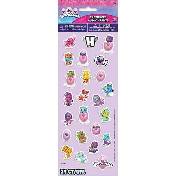 Hatchimals - Adesivi 3D SG35403 (Taglia Unica) (Colorati)-image