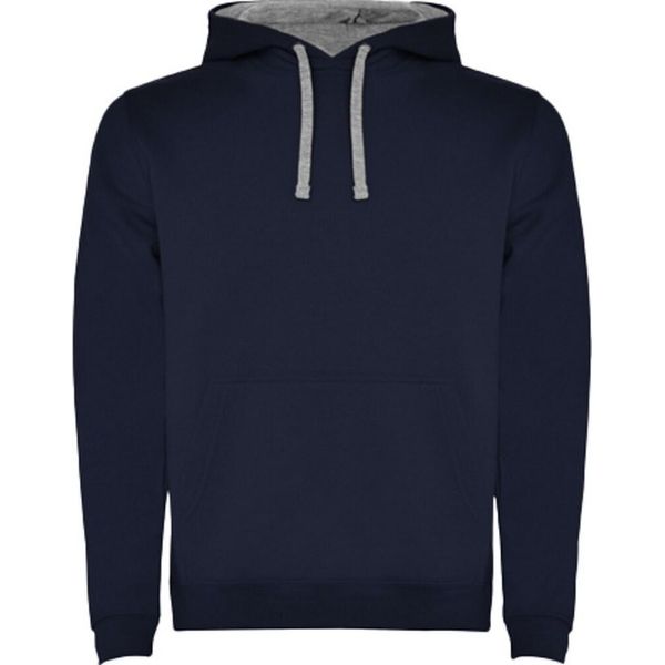Roly - Felpa Con Cappuccio "Urban"" Da Uomo PF4349 (S) (Blu Navy/Grigio Screziato)"-image