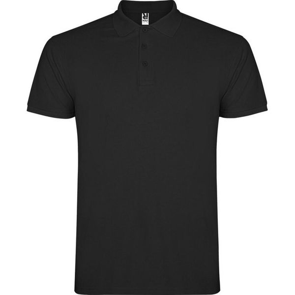 Roly - Polo "Star"" Da Uomo A Maniche Corte PF4346 (Xxl) (Nero)"-image