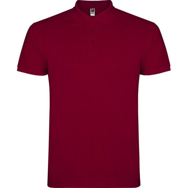 Roly - Polo "Star"" Da Uomo A Maniche Corte PF4346 (3XL) (Rosso Granata)"-image