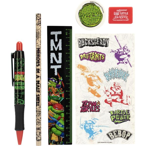 Thumbs Up! 5056563715740 Thumbsup! Stationery Set - 5Pc - Tmnt - Mayhem-image