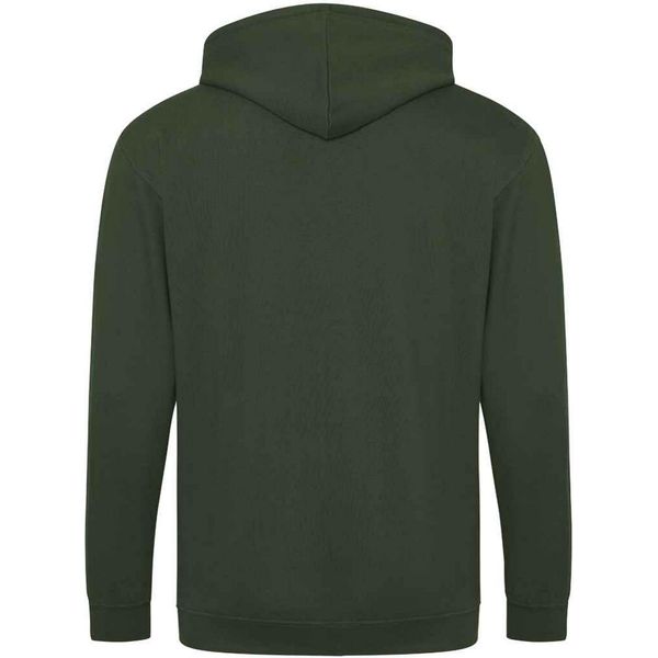 Awdis - Felpa Con Cappuccio E Zip Integrale Da Uomo PC5104 (M) (Verde Abete)-image