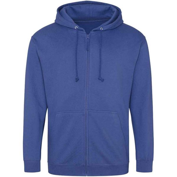 Awdis - Felpa Con Cappuccio E Zip Integrale Da Uomo PC5104 (Xxl) (Blu Reale)-image