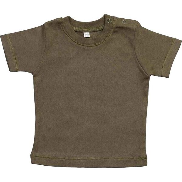 Babybugz - Maglietta Per Bambino PC5006 (62) (Verde Mimetico)-image