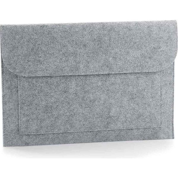 Bagbase - Custodia Per Laptop, Feltro PC5368 (Taglia Unica) (Grigio Screziato)-image