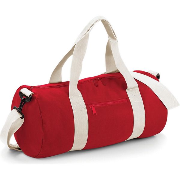 Bagbase - Borsa Da Viaggio "Original"" PC5512 (Taglia Unica) (Rosso/Bianco Naturale)"-image