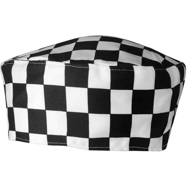 Premier - PC5564 Cappello Da Cuoco (Taglia Unica) (Nero/Bianco)-image