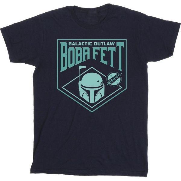 Star Wars - Maglietta "The Book Of Boba Fett Galactic"" Da Uomo BI44904 (5XL) (Blu Navy)"-image