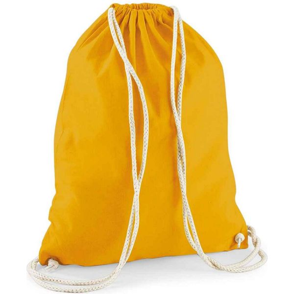 Westford Mill - Borsa Da Ginnastica, Cotone PC5783 (Taglia Unica) (Senape)-image