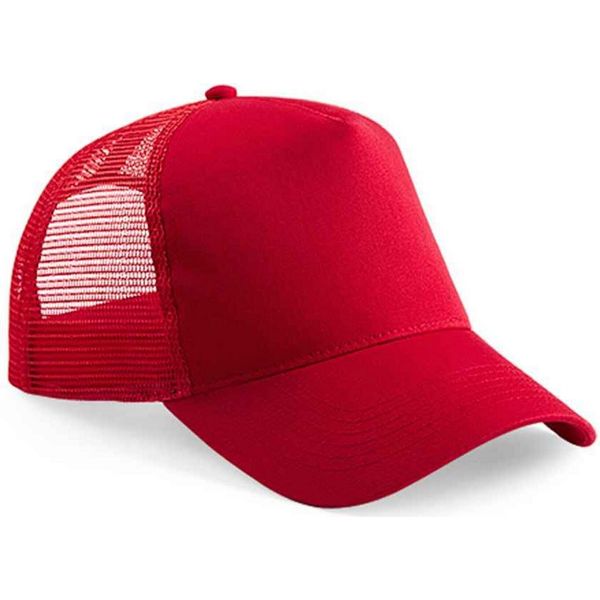 Beechfield - Cappello Trucker Snapback Per Uomini/Donne Unisex PC5762 (Taglia Unica) (Rosso)-image