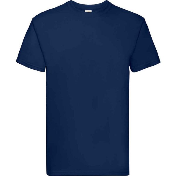 Fruit Of The Loom - Maglietta "Super Premium"" Per Bambini/Donne Unisex PC5930 (4XL) (Marineblau)"-image